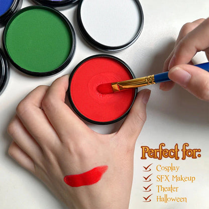 Face body Painting waterproof 6 colors Water Based Nontoxic Body Art kids Festival Fancy Dress Paint Body & Face Paint make up