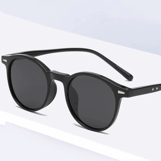 Stylish Round Frame Sunglasses Men Women Casual Vintage Outdoor Sports Eyewear Unisex Ultralight UV400 Sun Glasses Goggles