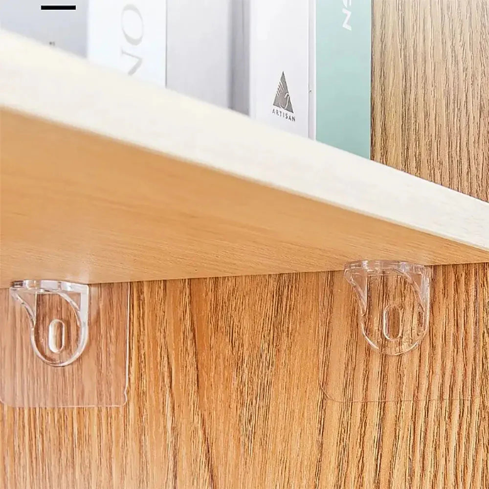 Shelf Support Hooks Punch-Free Closet Cabinet Partition Plate Holder Without Trace Bracket Home Tools For Home Kitchen Bathroom