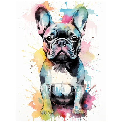 Animal Diamond Painting Graffiti Rhinestone Embroidery Dog Mosaic Cross Stitch Children Gift Art Handmade Home Decoration