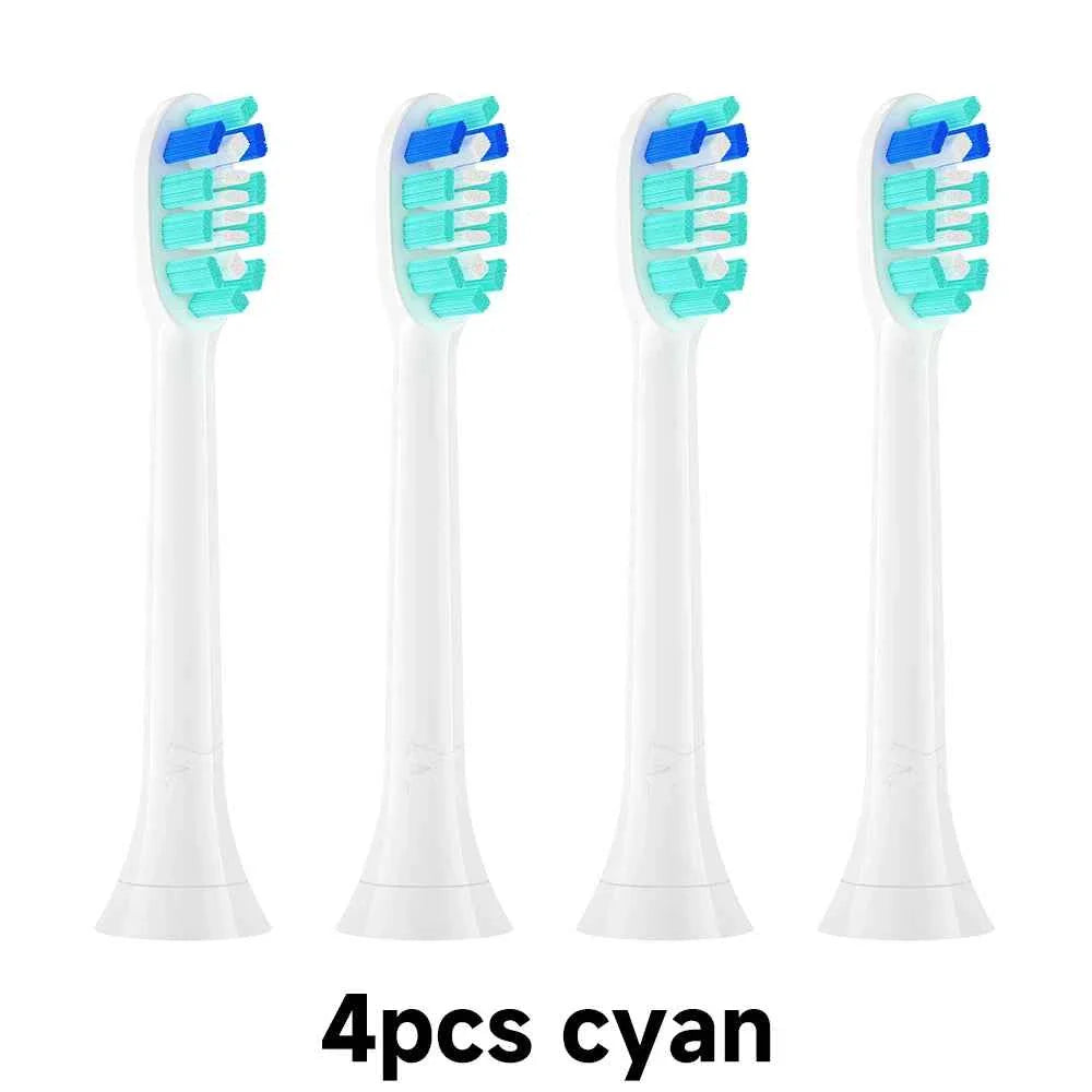 4/8pcs Replacement Toothbrush Heads Compatible with Philips Sonicare Soft Replacement Electric Brush Head 4100 6500 6100 7500 5