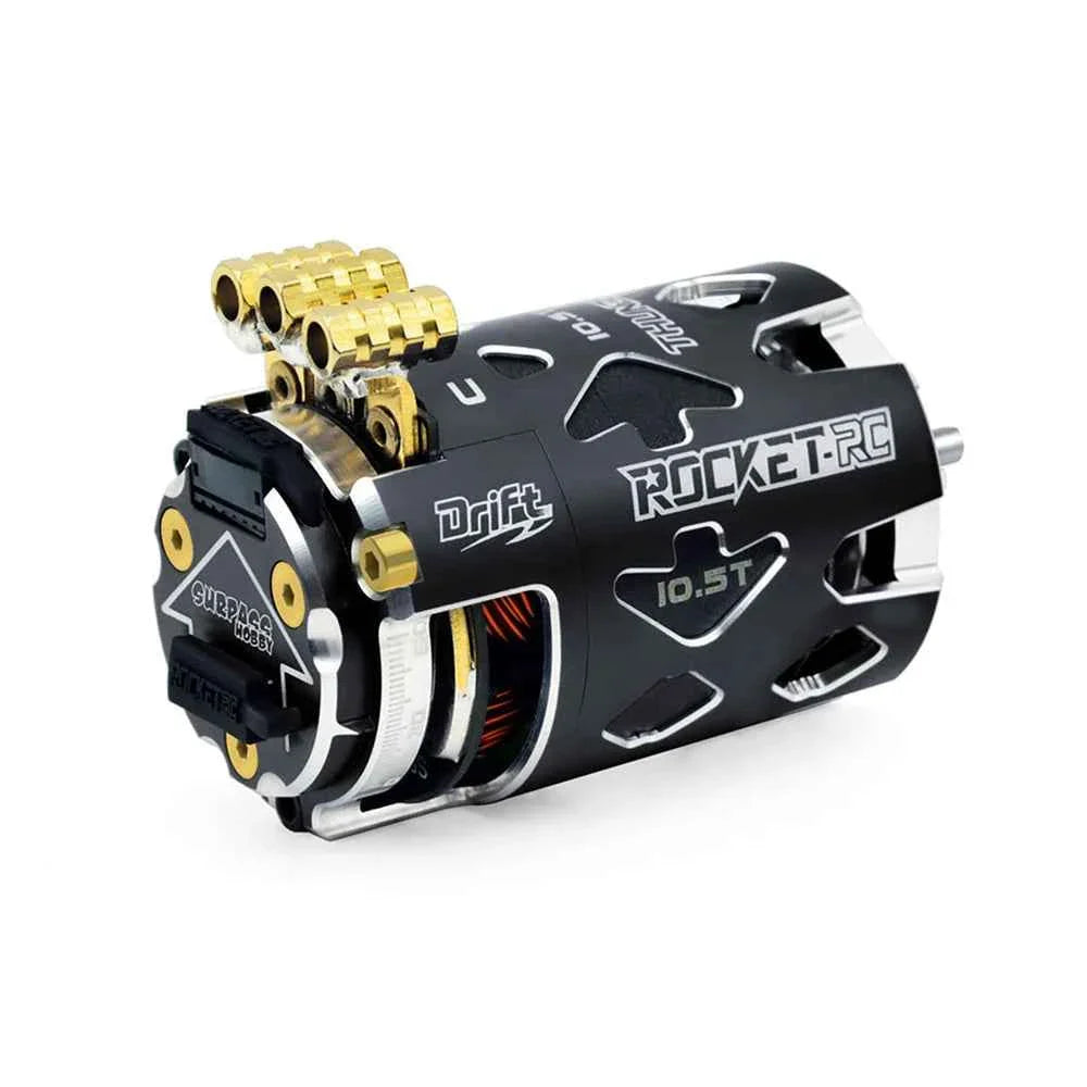 Rocket-RC Thunder 540 Sensored Brushless Motor 10.5T 13.5T 2-3S 3.175 mm Shaft for 1/10 RC Racing Drift Car Parts Surpass Hobby