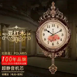 Large Luxury Gold Wall Clock Living Room Silent Creative Swing Wall watches Bedroom Quartz Clocks Wall Home Decor