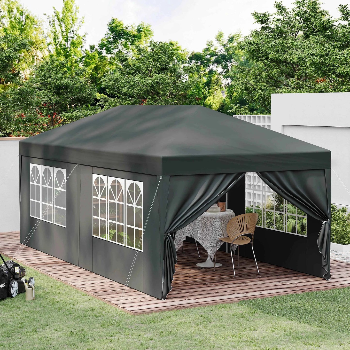 Pop Up Folding Gazebo Garden Gazebo Marquee Pergola Waterproof Windproof UV Protection party tent for Garden Camping Beach BBQ