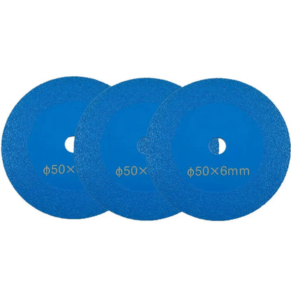 2inch 1-10Pcs Diamond Cutting Disc Glass Jade Crystal Tile Marble Saw Blade Brazed Glass Engraving Round Shank Mini Saw Blade