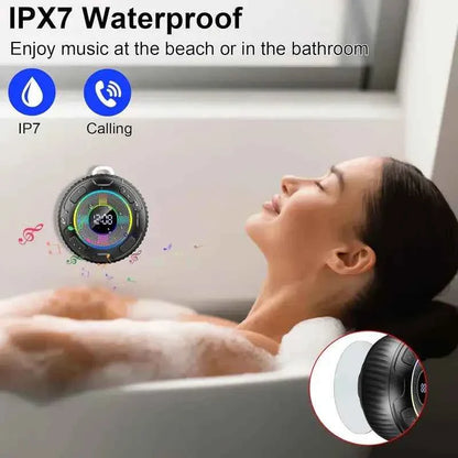 2026 Wireless Speaker S5 IPX7 Waterproof ENC Speakers IPX7 Waterproof Built-in Mic 10 hours Bluetooth Shower Speakers subwoofer
