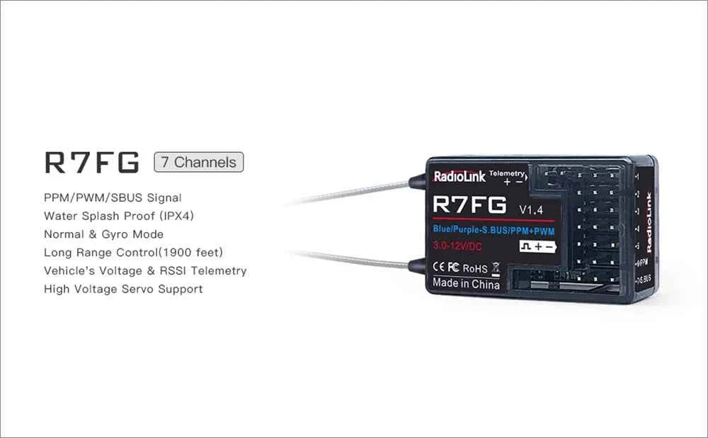 RadioLink RC Receiver R8FGH R8FG R8EF R8FM R8SM R8XM R7FG R6F R4FGM 2.4G Receiver for RC Transmitter RC8X/T8FB/T8S/RC6GS/RC4GS