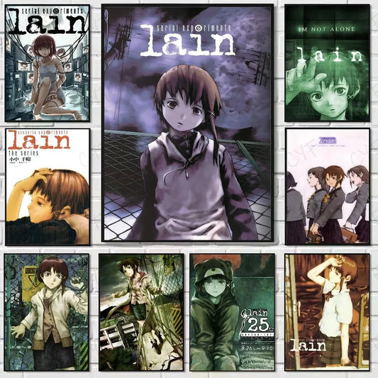 Painting By Numbers for Adult  S-Serial Experiments L-Lain Anime Cute Oil Paint By Number Home Decor