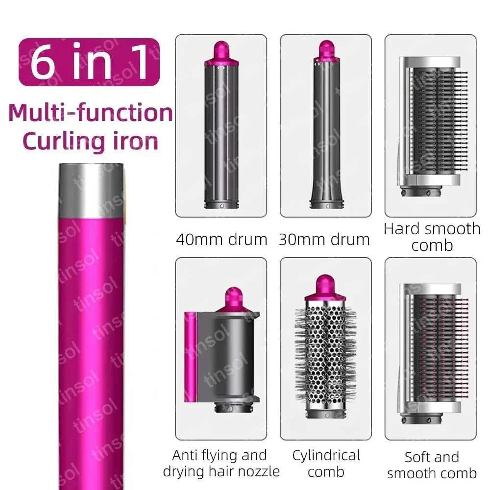 7-in-1 multifunctional curling iron  hair dryer and straightener set, styling tool that allows salon-quality styling at home