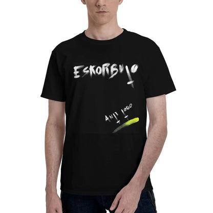 Mens T-Shirt Eskorbuto T Shirts Hipster ANTITODO Summer Tees Pure Cotton Crewneck Short Sleeve Casual Loose Tops Male T Shirt
