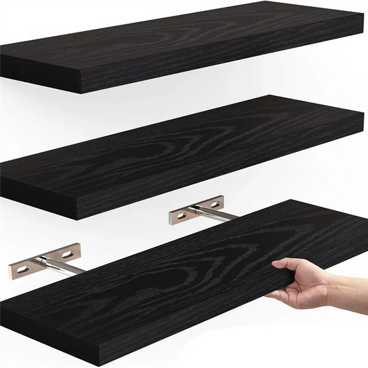 A69efloating Shelves For Wall,16In Wood Wall Shelf For Room Decor/Storage/Display,For Bedroom,Bathroom,Living Room,Kitchen
