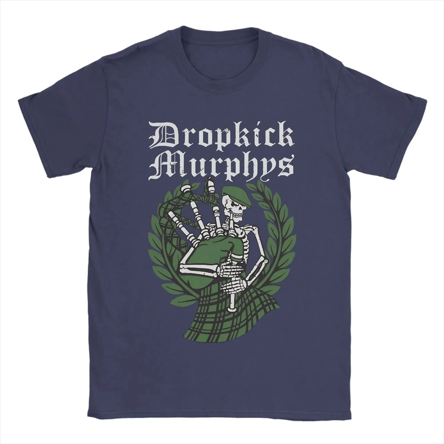 Men's T-Shirts Dropkicks Murphyss Band Novelty 100% Cotton Tee Shirt Short Sleeve  T Shirt Crewneck Clothing Gift Idea