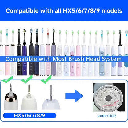 4/8pcs Replacement Toothbrush Heads Compatible with Philips Sonicare Soft Replacement Electric Brush Head 4100 6500 6100 7500 5