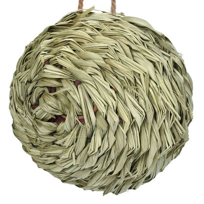 Creative Outdoor Hanging Bed Bird House Unique Handmade Weaving Bird House Gardening Decoration Bird Nest Bird Cage Shelter