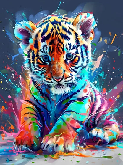 Full Set Picture by Number Dog Owl Animal for Adults DIY Frame Kits Drawing on Canvas Oil Painting Tiger Cat Home Decoration Art