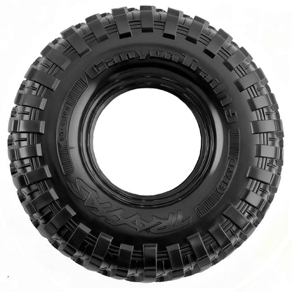 RC 116MM 1.9" Rubber Rocks Tires for 1:10 RC Rock Crawler Axial SCX10