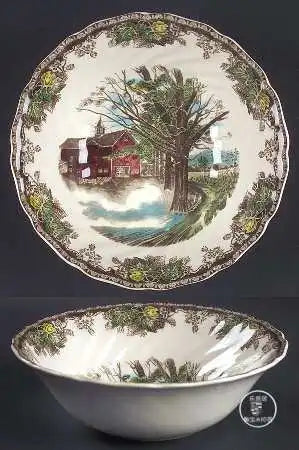 British Friendship Village series, decorative plates, Western food plates