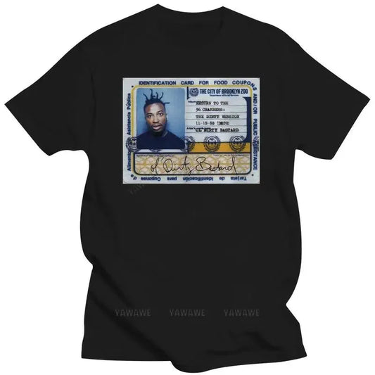 Mens Brand Fashion T-shirt Summer T Shirts for Men Ol Dirty Bastard ODB Rap Hip Hop Logo Black White Tee-shirt Shirts Tee S-4XL