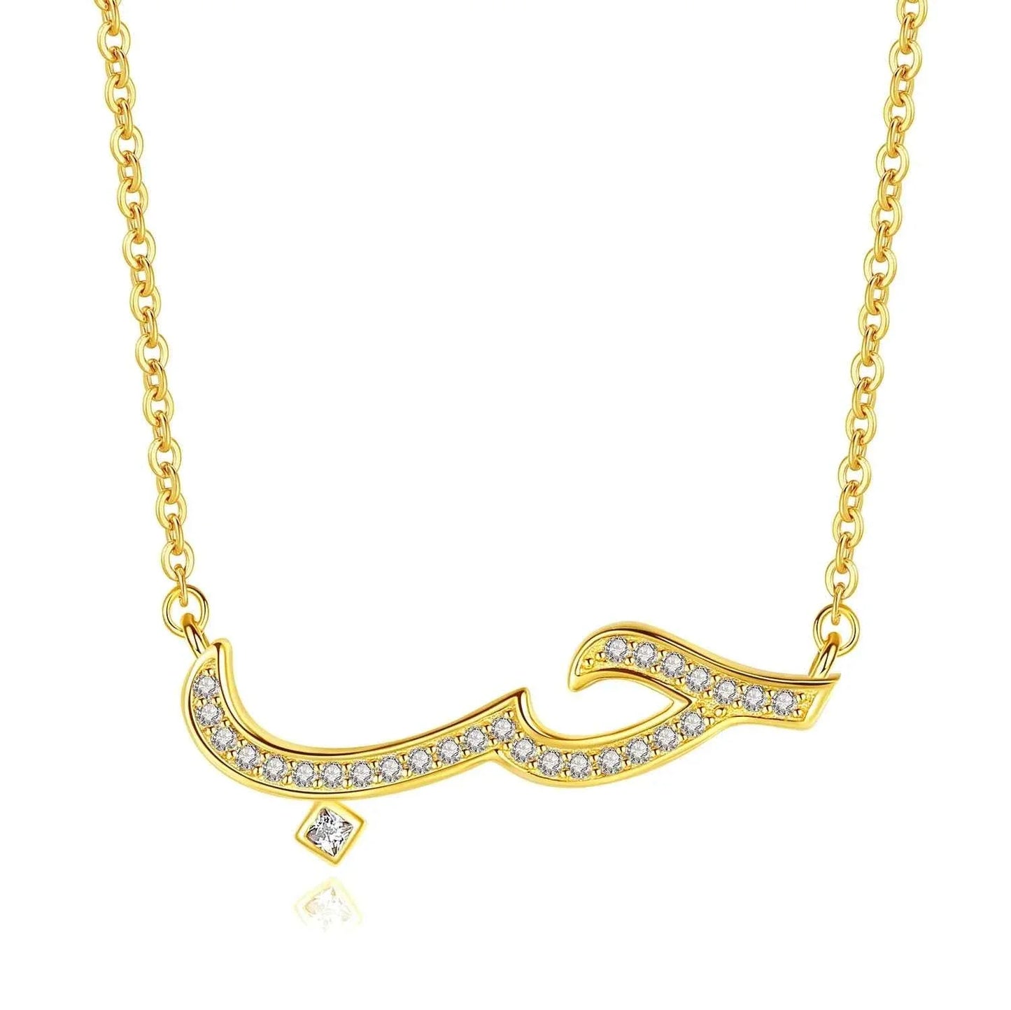 KALETINE Charm Arabic Best Friends Honey Love Couple  925 Sterling Silver Pendant Necklace BFF Good Friendship Indian Jewelry