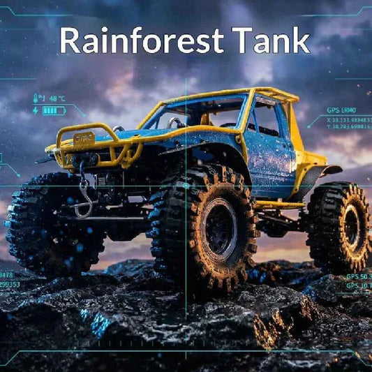 D1rc Rainforest Combat Vehicle Remote-Control Electric Four-Wheel Steering Climbing Car Rcrfc Competition-Specific Off-Road Car