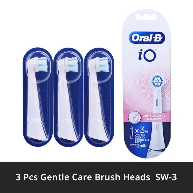 Original Brush head for Oral B iO 2/3/4/5/7/8/9 Electric Toothbrushes Designed for Teeth Deep Clean Remove Tooth Stains
