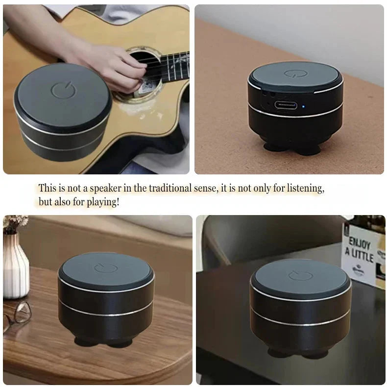 Bone Conduction Speaker Vibration Stereo Audio Digital TWS Wireless Smallest Speakers Dropshipping Mini Portable Metal Speaker