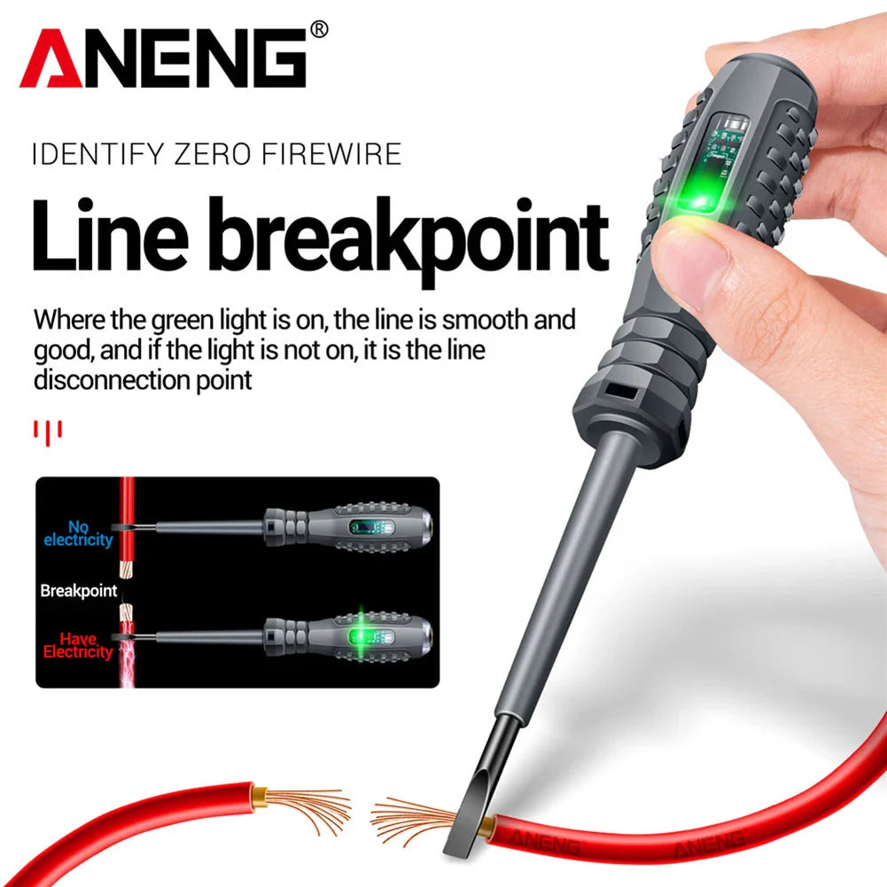 ANENG B05 Word/cross Screwdrivers Neon Bulb Indicator Meter Electric Pen Insulated Electrician Highlight Pocket Tester Pen Tools