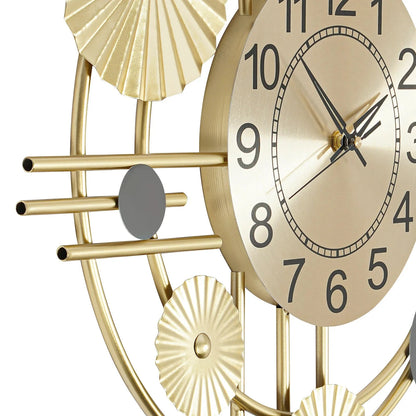 Wall Clock Modern Decorative Art Clock Silent Wall Clock Iron Wall Decoration Clock