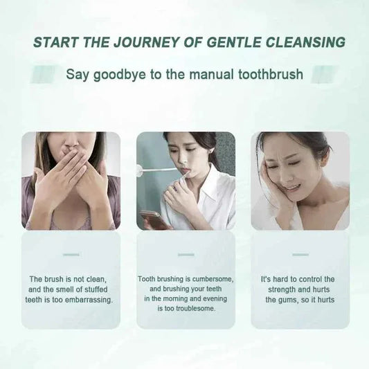 Xiaomi Youpin Sonic Electric Toothbrush USB Fast Charging Toothbrush Smart Timer Rechargeable Toothbrushes Replacement Heads Set
