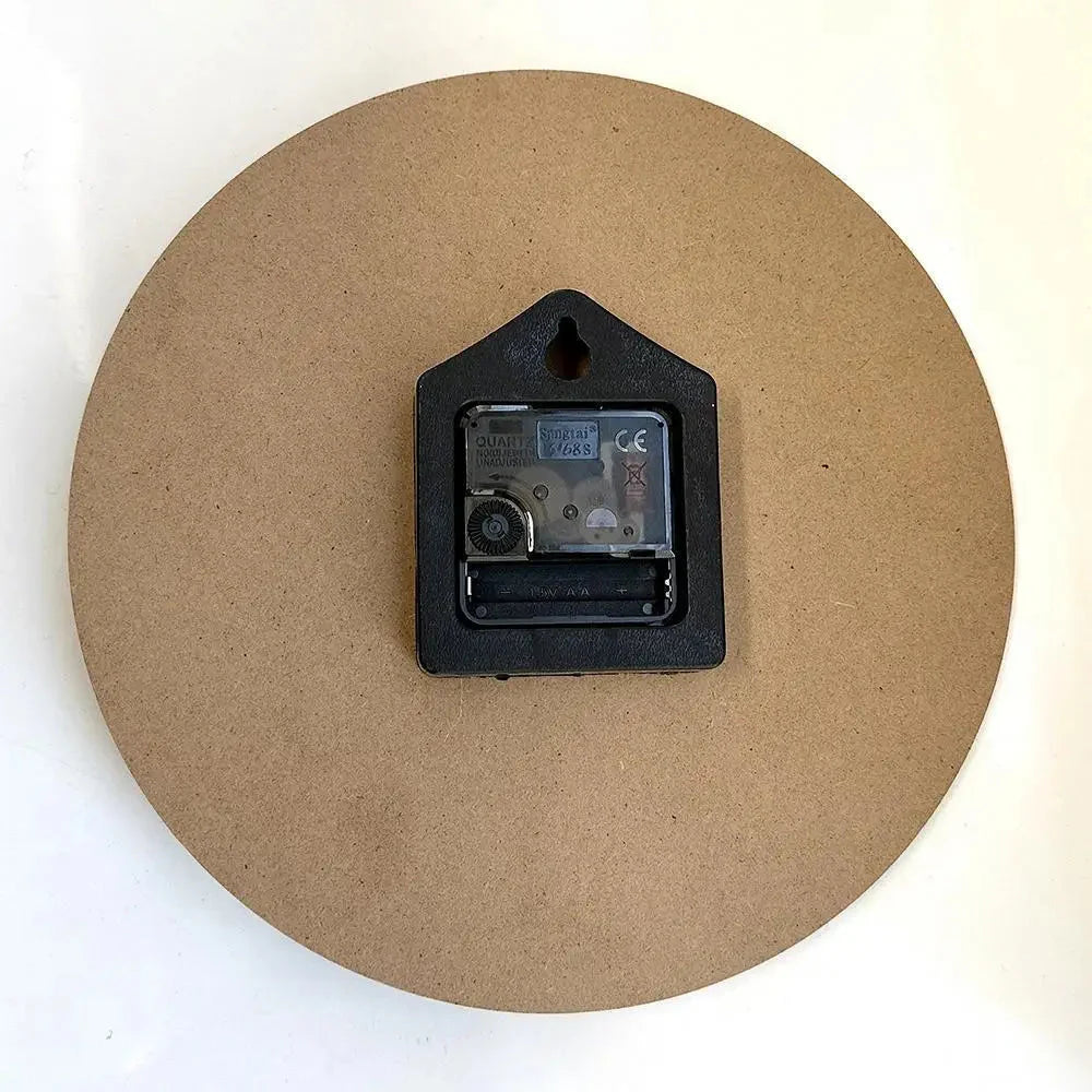 Bitcoin Cryptocurrency Wall Clock - Silent Quartz Movement with Golden ₿ Symbol, Circuit Board & Golden Coin Design - Modern Ho