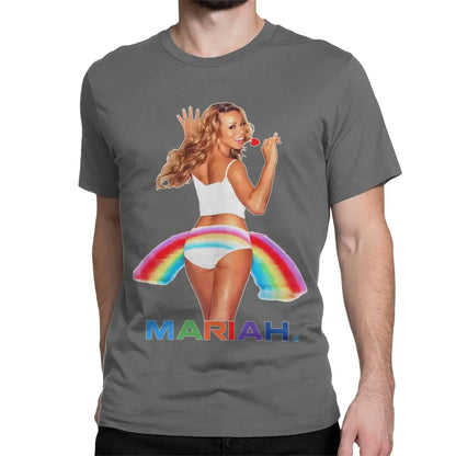 Mariahs T-Shirts for Men Women Creative 100% Cotton Tees Crew Neck Short Sleeve T Shirt Printed Tops