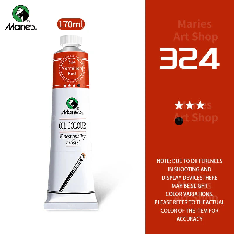 Marie's Oil Paint 170ml/5.95oz Large Tube,Art Supplies for Canvas Painting,Egg,Graffiti,Fabric,Stone,Leather,Wood,Ceramic