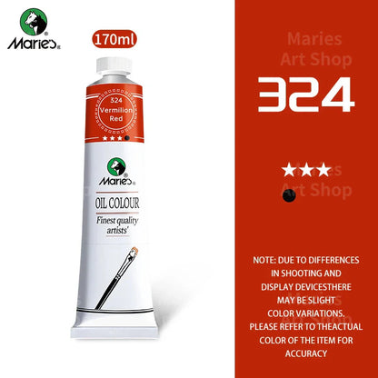 Marie's Oil Paint 170ml/5.95oz Large Tube,Art Supplies for Canvas Painting,Egg,Graffiti,Fabric,Stone,Leather,Wood,Ceramic