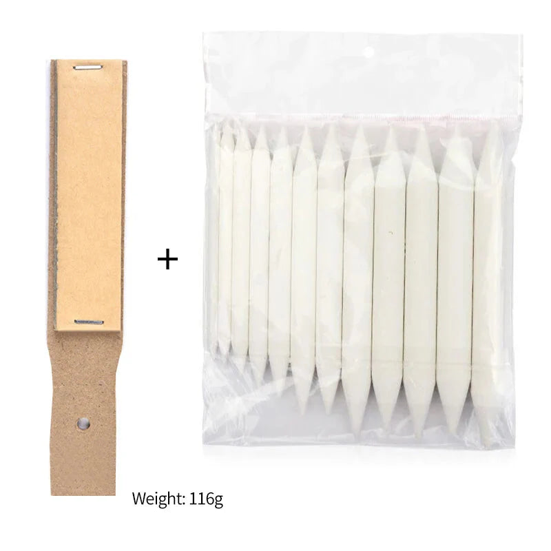 Blending Stumps and Tortillions Paper Art Blenders with Sandpaper Pencil Sharpener Pointer Artist Set For Art Drawing Supplies