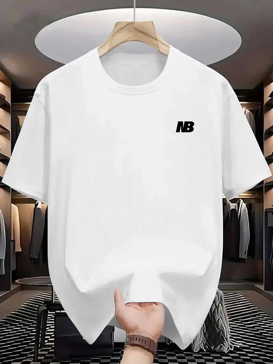 Men's T-Shirts - Breathable Moisture-Wicking Short Sleeve Round Neck Casual & Athletic Tees, All-Season Comfort Fit for Gym