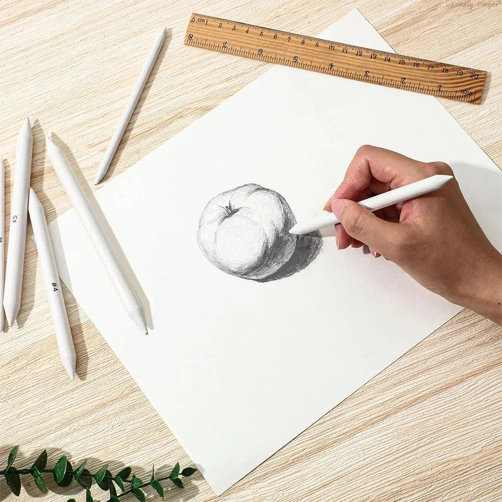 Paper Art Blending Stumps for Drawing Shading, Drawing Supplies Pencil Sketch Paint Tools, for Student Artist Markers, 6/48 PCS
