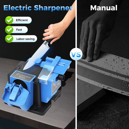 Electric 3mm-13mm Drill Bit Sharpener Household Grinding Tools Multifunctional Grinding Machine for Plane Knives, Scissors