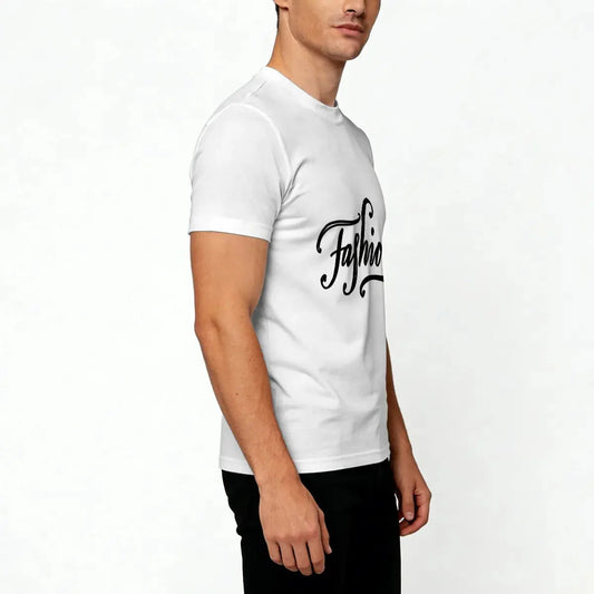 Men's Summer Short-Sleeve T-Shirts Stylish Letter Print Design Minimalist & Bold Style, Perfect for Streetwear, Outdoor Activiti