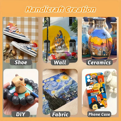 Acrylic Paint Professional Grade Painting Pigments Art Painting Waterproof Pigment Handicraft CreationIndoor Outdoor Creation