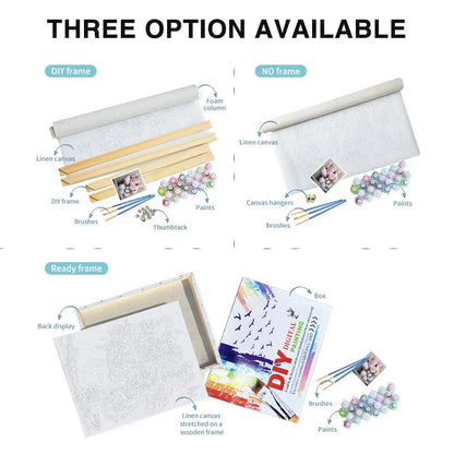 PhotoCustom Paint By Number Outdoor Scenery Kit Drawing On Canvas Diy Christmas Gift For Living Room Decora