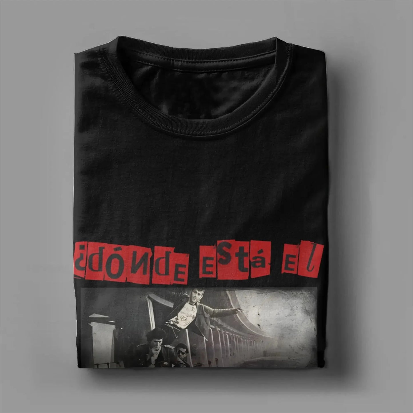 Men Eskorbuto Maldito T Shirts   Retro   Pure Cotton Clothes Vintage Short Sleeve O Neck Tee Shirt Gift Idea T-Shirts