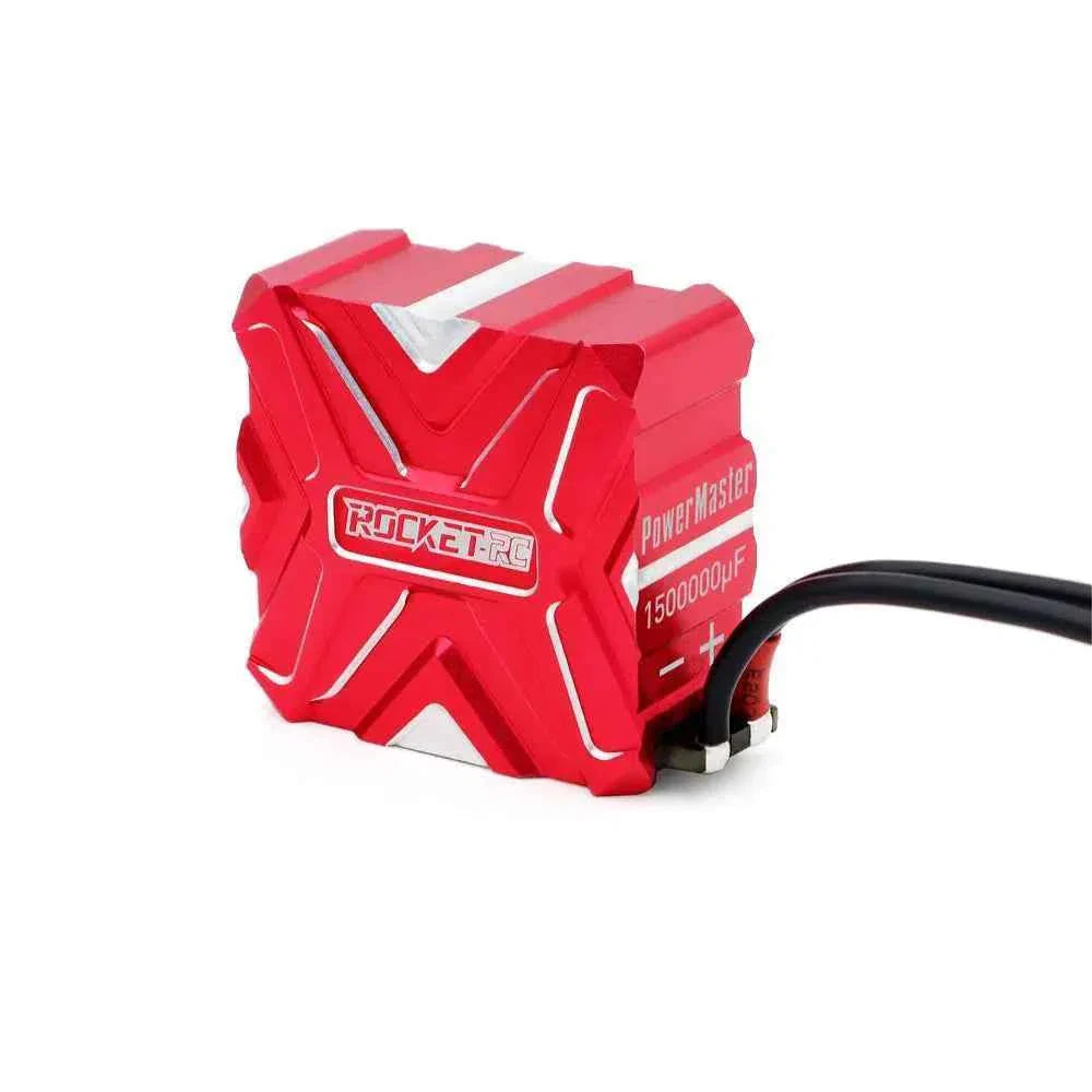 ROCKET-RC Metal Capacitor 1500000μF Capacity 300mΩ Resistance 0~9.0V Withstanding Voltage A1 Version For  1/10 RC RV Drift Cars