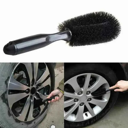 Car Wheel Cleaning Brush Profession Tire Auto Cleaning Detailing Care Wet  Dry Wheel Tire Rim Clean Brush Goods Accessory