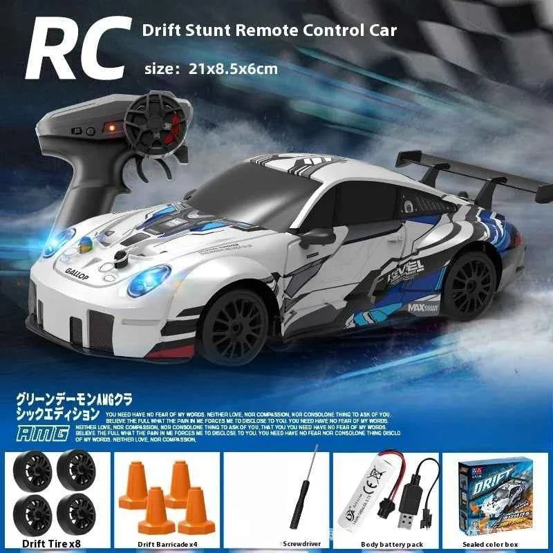 RC Drift Car 1/26 Realistic Race Car 4WD Mini RC Car 2.4Ghz Control Smooth Drifting Action Boys Toys RC 4x4 Fun for All