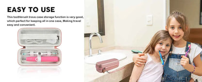 Toothbrush Travel Case Compatible with Oral-B Pro 1000, 2000, 3000, 3500, 1500/ for Philips Sonicare ProtectiveClean 4100 5100
