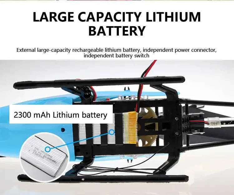 RC Helicopter Durable Charging UAV Model Toy Fall-resistant Remote Control UAV Outdoor Aircraft Children's Birthday