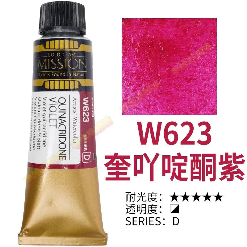 Korea MIJELLO tube watercolor artist 15ml watercolor paint mission series art supplies
