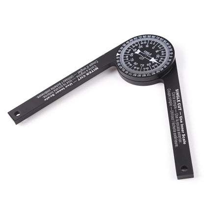 Professional Miter Saw Protractor Angle Finder Precision Miter Angle Finder for Carpenters Plumbers Bevel Protractor Woodworking