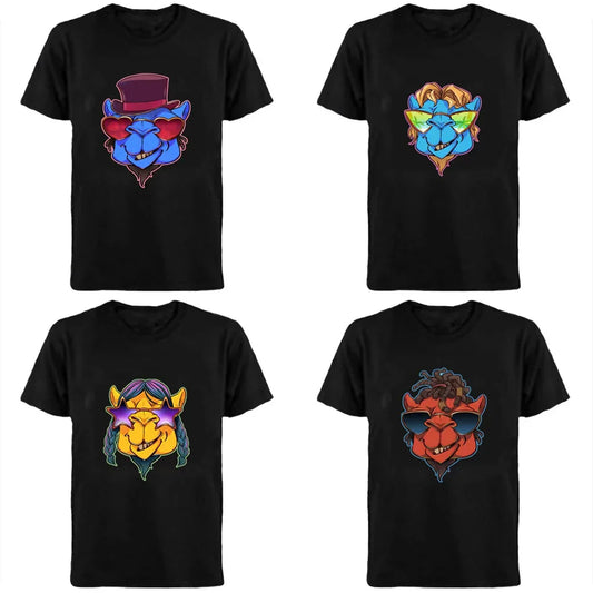 Men's T-shirt For men Fashion pattern Printed T Shirt Pattern Short-sleeved Streetwear Summer Casual Men's Tops