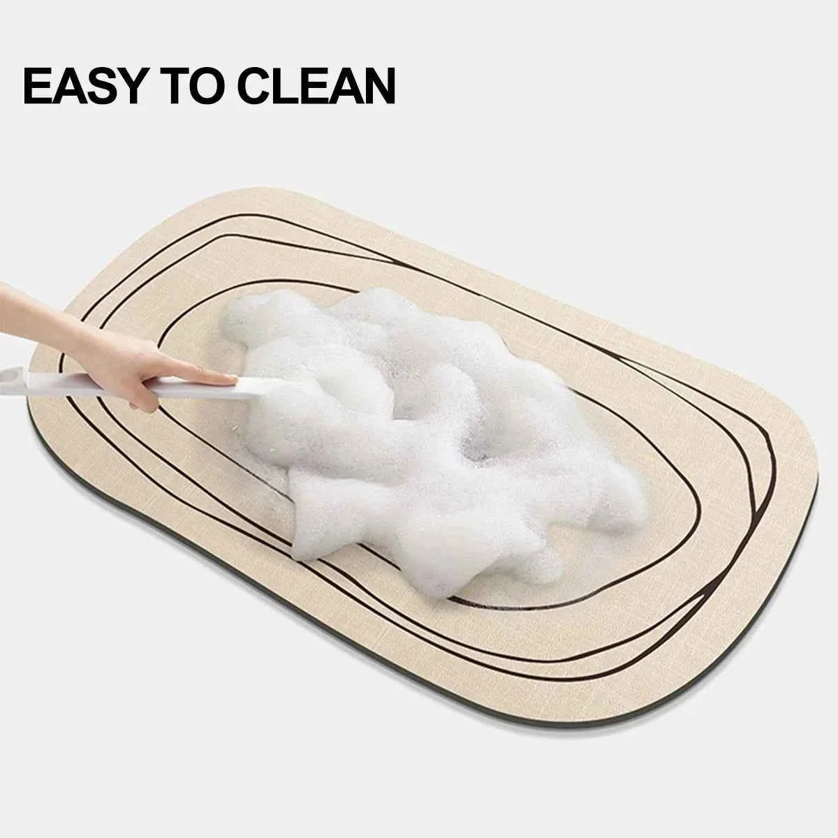 Bathroom Carpet Mat Bathroom Modern Diatomaceous Earth Bath Mat Soft and Comfortable Suitable for The Bathroom Floor  Mat